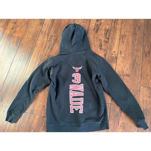 Mens Chicago Bulls Dwayne Wade Hoodie Size Small - Picture 2 of 5